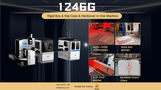 Ls-1246G Automatische Multifunctionele Stijve Doosmaker voor Hardcover-het Maken