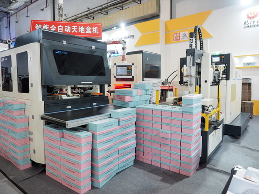 Automatische dubbeldienst rigide doos maken machine voor horloge doos maker