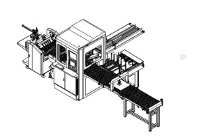 Automatische hoge-precisie hoge-snelheid hoge kwaliteit rigide box positioneringsmachine