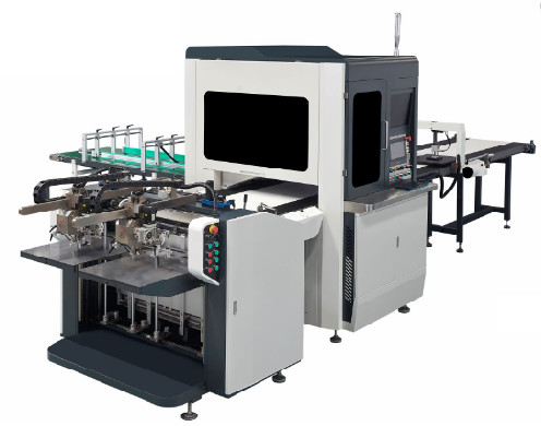 Automatische dubbelkanaal high-speed en high-precision rigide box vision positioneringsmachine
