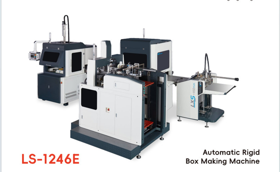 Volledig automatische rigide doos maken visuele positioneringsmachine voor doos