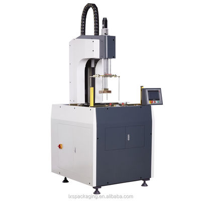 Semi Automatisch Vakje Vier Kanten Verpakkende Machine en het Plooien in Document de Machine van de Vak Aanbodem