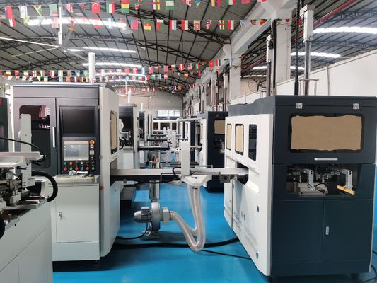 Automatische hoge snelheids slimme stijve doos die machine voor kleine groottedoos maken die het visuele plaatsen maken