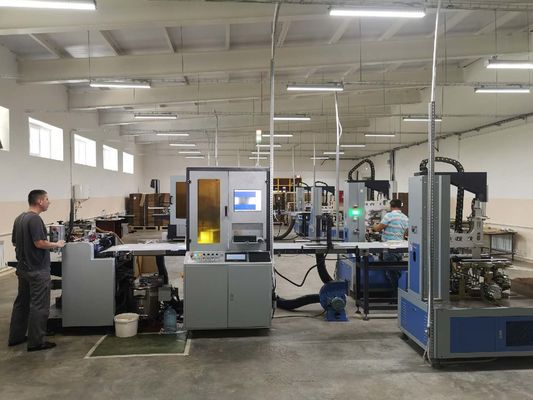 Vakje Verpakkende Machine en de Plaatsende Machine van de Boekdekking om Te verpakken en Document Voering