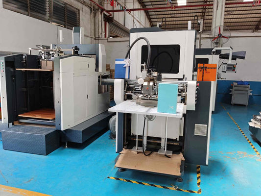 Stijve Dekking Tray Rigid Box Making Machine 0.2mm het Visuele Plaatsen