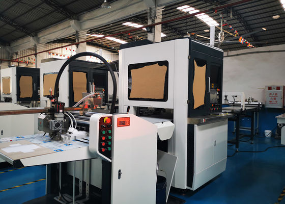 Automatische Doos die Machine voor de Dozenfabriek van de Samsung Mobiletelefoon maken met het Lijmen van het Voeden het Kleven