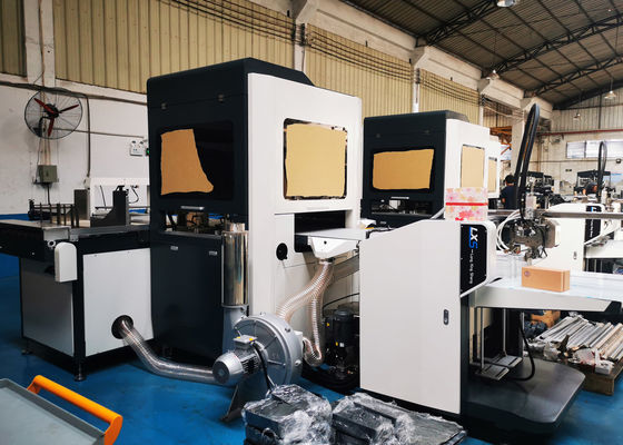 Wijn 40 van de Giftsmartphone van PCs Min Rigid Box Making Machine de Cakedoos Productiemachine