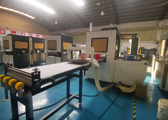 LS-450plus Multifunctionele Automatische Vakje Verpakkingsmachine voor Document Vakje Verpakking en Cellphone-Vakje met Camerapositie