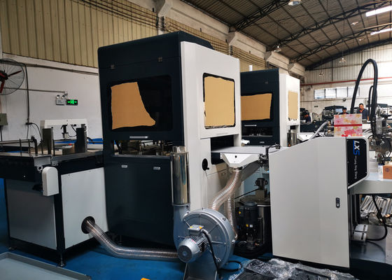 Luxe Shoebox die Machine L5981XW3182XH2103mm met het Lijmen van het Plaatsen maken