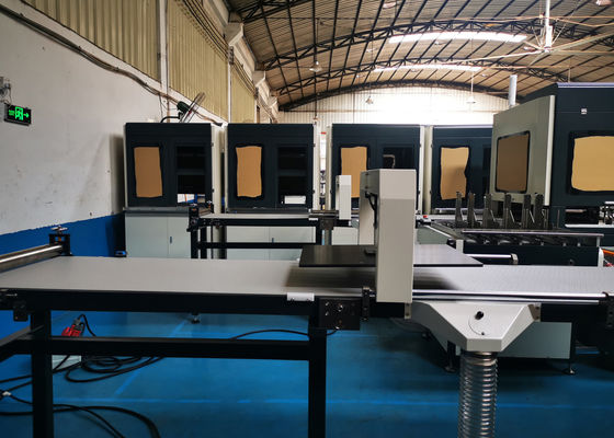 34pcs/Min Shoe Packaging Box Making-Machine 1855kg met het Plaatsen