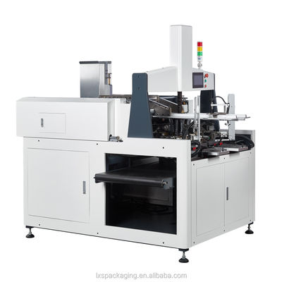 L1650XW1300XH1960mm volledig Automatische de Hoek van de Verpakkingsmachine het Kleven Telefoon Stijve Doos