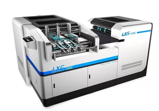 Volledig automatische dubbel-Richtings harde raad die machine met doos v groeven van het 8 groevenkarton groef