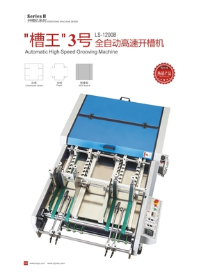 Automatische de Groefsnijmachine van het Broodjeskarton, Stofvrij Document die Machine groeven